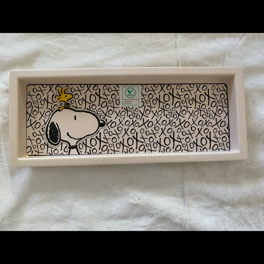 Snoopy Woodstock Peanuts food tray
